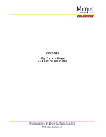 浏览型号CFK0301的Datasheet PDF文件第1页