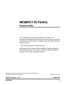 浏览型号MC68HC811E2CFN2的Datasheet PDF文件第3页