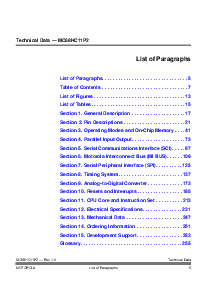 浏览型号MC68HC711P2CFS4的Datasheet PDF文件第5页
