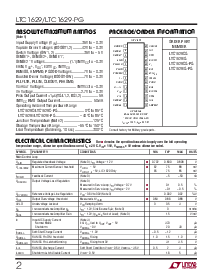 浏览型号LTC1629CG-PG的Datasheet PDF文件第2页