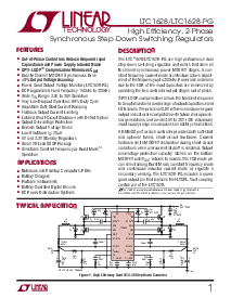浏览型号LTC1628CG-PG的Datasheet PDF文件第1页
