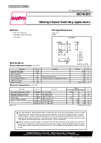 浏览型号MCH6305的Datasheet PDF文件第1页