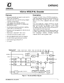 浏览型号CH7001C的Datasheet PDF文件第1页