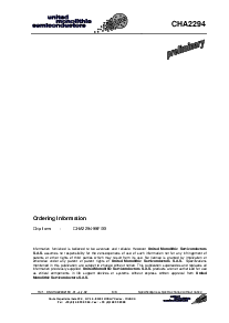 浏览型号CHA2294-99F/00的Datasheet PDF文件第6页