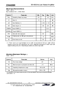浏览型号CHA2091-99F/00的Datasheet PDF文件第2页