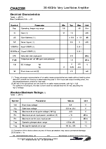 浏览型号CHA2391-99F/00的Datasheet PDF文件第2页