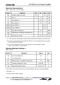 浏览型号CHA2190的Datasheet PDF文件第2页