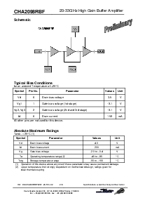 浏览型号CHA2098RBF的Datasheet PDF文件第2页