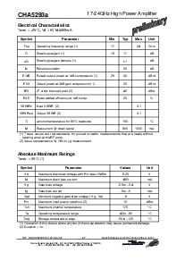 浏览型号CHA5293a-99F/00的Datasheet PDF文件第2页