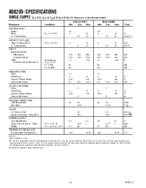 浏览型号AD8200CHIPS的Datasheet PDF文件第2页