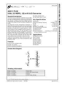 浏览型号ADC1175-50CIJM的Datasheet PDF文件第1页