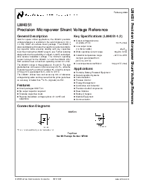 浏览型号LM4051CIM3X-1.2的Datasheet PDF文件第1页