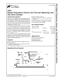 浏览型号LM75CIMX-5的Datasheet PDF文件第1页