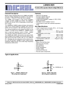 浏览型号LM4041CIM3-1.2的Datasheet PDF文件第1页