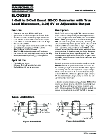 浏览型号ILC6383CIR33X的Datasheet PDF文件第1页