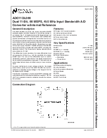 浏览型号ADC11DL066CIVS的Datasheet PDF文件第1页
