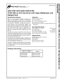 浏览型号ADC10464CIWM的Datasheet PDF文件第1页