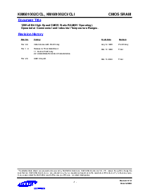 浏览型号KM681002CJ-12的Datasheet PDF文件第1页