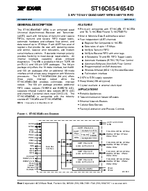 浏览型号ST16C654CJ68的Datasheet PDF文件第1页