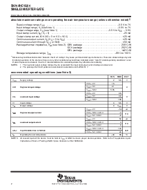 浏览型号SN74AHC1G04DCKTE4的Datasheet PDF文件第2页