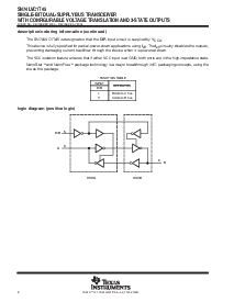 浏览型号SN74LVC1T45DCKTE4的Datasheet PDF文件第2页