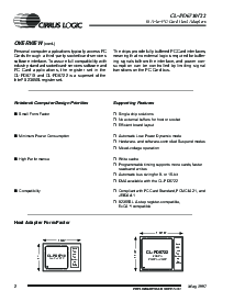浏览型号CL-PD6722的Datasheet PDF文件第2页