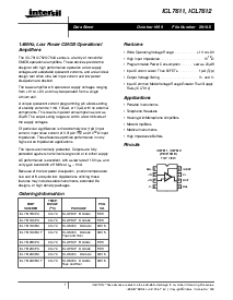 浏览型号ICL7612的Datasheet PDF文件第1页