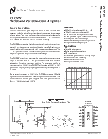 浏览型号CLC522AJE的Datasheet PDF文件第1页
