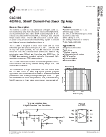 浏览型号CLC446的Datasheet PDF文件第1页