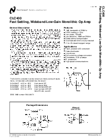 浏览型号CLC400AJE的Datasheet PDF文件第1页