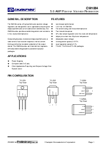 浏览型号CM1084的Datasheet PDF文件第1页