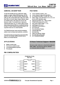 浏览型号CM2730的Datasheet PDF文件第1页