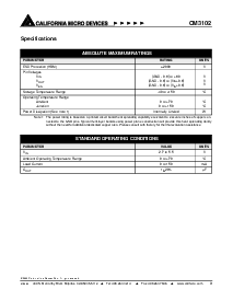 浏览型号CM3102-12SO的Datasheet PDF文件第3页