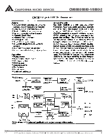 浏览型号CM8880PI的Datasheet PDF文件第1页