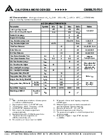 浏览型号CM88L70TS的Datasheet PDF文件第3页