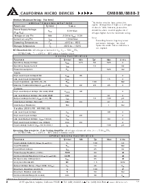 浏览型号CM8888的Datasheet PDF文件第2页