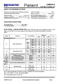 浏览型号CM8501AIS的Datasheet PDF文件第5页