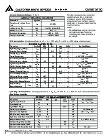 浏览型号CM8870CSI的Datasheet PDF文件第2页