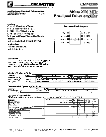 浏览型号CMM2305的Datasheet PDF文件第1页