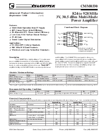 浏览型号CMM0330的Datasheet PDF文件第1页