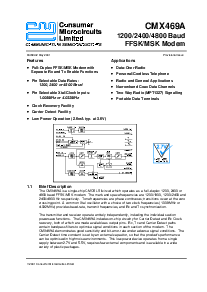 浏览型号CMX469A的Datasheet PDF文件第1页