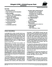 浏览型号SST39SF020-90-4C-NH的Datasheet PDF文件第1页