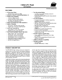 浏览型号SST49LF040-33-4C-NH的Datasheet PDF文件第1页