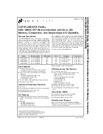 浏览型号COP87L88RK的Datasheet PDF文件第1页