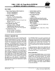 浏览型号SST29EE010-90-4C-PH的Datasheet PDF文件第1页