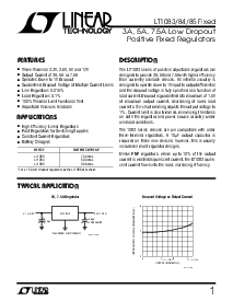 浏览型号LT1083CP-12的Datasheet PDF文件第1页