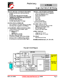 浏览型号CP2101的Datasheet PDF文件第1页