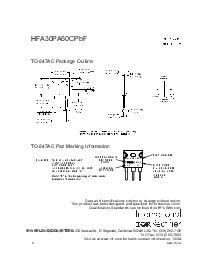 浏览型号HFA30PA60CPBF的Datasheet PDF文件第6页