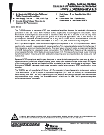 浏览型号TLE2062CPE4的Datasheet PDF文件第1页