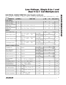 浏览型号MAX4539CPP的Datasheet PDF文件第3页